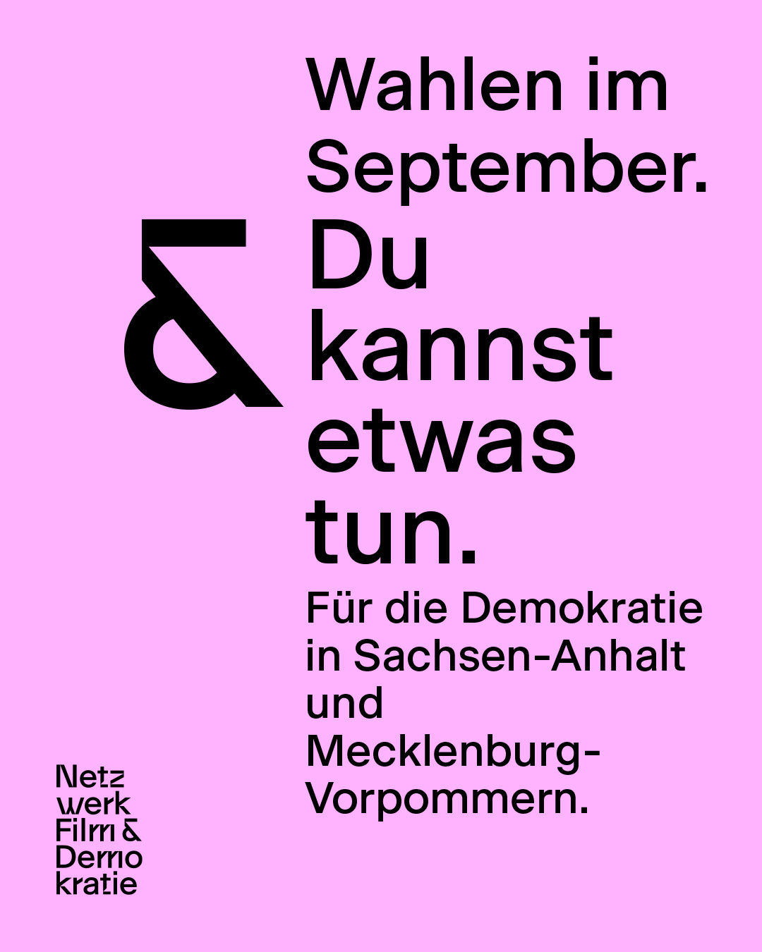 Netzwerk Film und Demokratie Aufruf zur Wahl